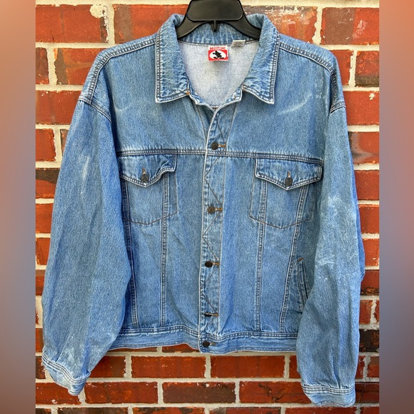 Vintage Walt Disney World Embroidered Denim Jacket Size XXL Mickey Inc. C11 - Picture 2 of 8
